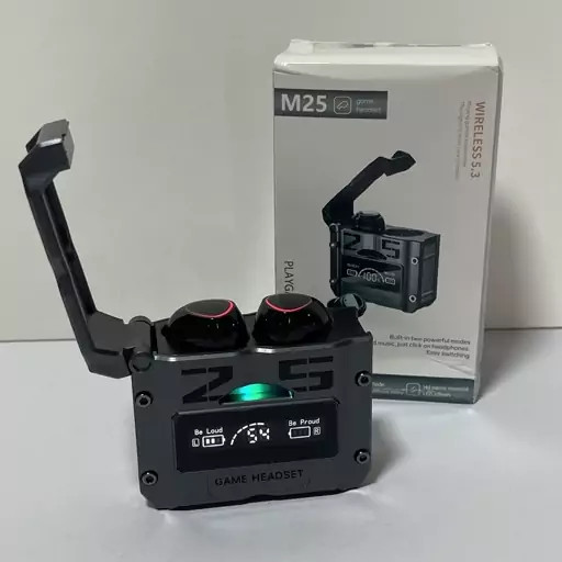ایرپاد گیمینگ M25 Damix دارای پاوربانک و صفحه نمایش