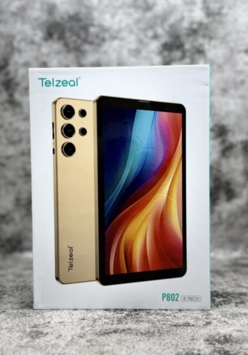 تبلت برند Telzeal P802 سایز صفحه نمایش 8 اینچ / حافظه داخلی 256 گیگ و رم 8 گیگابایت ( آلمانی )
